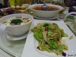Stir-fried cabbage and Tofu